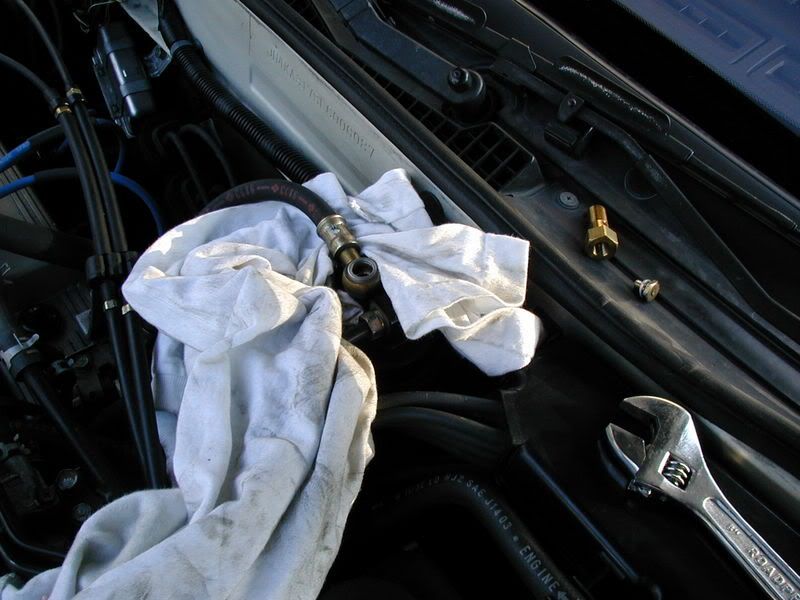 B&M Fuel Pressure Gauge Installed (pics) Acura Legend Forum